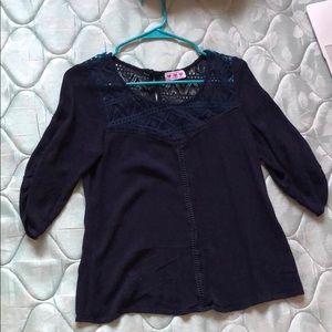 Navy blue blouse
